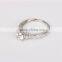 2016 new model wedding 925 cz ring gold plated jewelry