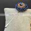 9 Colors Daisy Flower Men's Brooches Insert Long Brooch Pins Handmade Men's Lapel Pin for Suits Gentleman