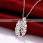 High Quality Designs Couple Pendant Wholesale Silver plated Zircon Couple Necklace