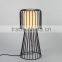 Chinese American Style Modern Desk Light White Table Lamp For Restaurant Or Hotel RT6007