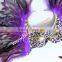 New Products 2016 Big Beautiful Design Party Cock Feather Mask For Halloween Supplies
