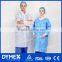 Disposable Nonwoven Fabric Knit Collar Lab Coats