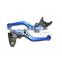 BJ-LS-002 Custom blue short cnc motorcycle bajaj brake lever for YZF R1