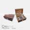 Luxury Wooden humidor Cigar set box with ashtray inside CY-L812