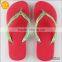 Factory made customized design high quality women Christmas flip flops