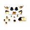 Chrome Gold ABXY Dpad Triggers Full Buttons Set Kits for Xbox One