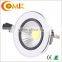 Aluminum Glossy Silver COB led ceiling light with ce rohs OMK-TH001-3A