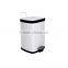 Square Stainless Steel Trash Can Pedal Bin