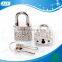 AJF square lock with key crystal lock small handbag lock