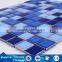 25x25mm dark blue glazed ceramic swimming pool mosaic tile