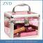 Wholesale Pink Aluminum +Acrylic Cosmetic Box Transparent Makeup Case For Cosmetics ZYD-HZMmc035