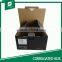 Matt black paper corrugated box for mailing