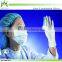 Latex powder free and without powdered examination gloves