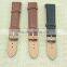 hot sell Populor products brown durable bamboo grain leather watchband for watch