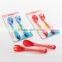 BPA free plastic fork and spoon set color change feeding supplies baby safety feeder products