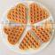 FDA&LFGB approved round shape silicone waffle mold cake molds