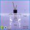 80ml square shaped frosted bottle for essence oil aromatherapy reed diffuser glass bottle for decorative