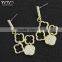 Custom Yellow Gold Plated Brass Earring Jewelry
