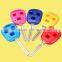 3 BTN Colorful remote car key cover for Toyota Corolla Prado Yaris Blue Red Pink Yellow