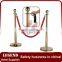 Retractable Belt Stanchion metal crowd control barrier