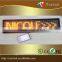 Semi-Outdoor bluetooth wireless programmable yellow Bus sign
