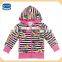 (F3471) BW 18m-6y China clothes factory wholesale kids zipper hoodies