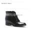superstar fashion female boots lace up pure mature ankle boots used boots for sale