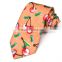 Digital Printed Cotton Floral Necktie