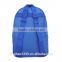 2015 Dongguan manufacture student Backpack large capacity blue travel bag