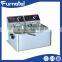Energy saving Restaurant equipment 2-Tank and 2-Basket Chicken gas deep fryer
