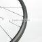 High end straight pull hub, 30 * 23mm tubular bicycle wheels 700C full carbon fiber rims for road wheelset