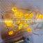 LED Battery Operated Micro Christmas string lighting LED Copper Wire light With Flowers