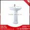 China Factory Foshan Ceramic Stand Alone Catch Bathroom Wash Basin