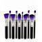 2016 10pcs hot sell shaving face cleaner cosmetic brush set with package wholesale