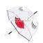 Cheap Target Price Dome OEM ODM Customized Logo Print Transparent Umbrella