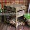 Solid Wood Shoe Rack Bench With Basket Drawer
