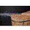 Wooden bath steam tub wooden spa tub freestanding installation