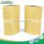 China factory new item kraft paper snack pack stand up pouches