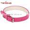 Rhinestone Bling Leather Dog Collar, dog collar custom size