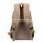 2015 Fashion Quilting New Canvas School Backpack Bag for University Students Supplier's Choice