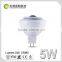 Beam Angle Adjustable 30 to 80 Degree Zoom Lens spotlight gu10 dimmable 5w LED Spotlight MR16 12V GU10 COB Dimmable