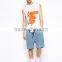 new arrival men's loose lace-up jeans shorts (JXF068)