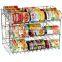 New Design Chrome Wire Stackable Can Organizer Rack