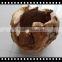 Natural And Eco-friendly Root Carving Wooden Ball for Decoration