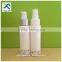 Personal care industrial use 60ml 100ml 120ml PET plastic bottle with spray pump