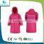 190T POLYESTER LONG WOMEN WINDBREAKERJACKETS WITH HOOD