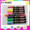 8 Pack Fluorescent colors Anti-wipe Highlighter Pen with Reversible 6mm Tip Non-toxic And Dustless
