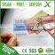White screen clear plastic business cards/ transparent card