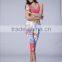 2016 Fashionable plus size, wicking, durable fitness wear wholesale women sublimation yoga pants