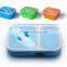 4 pcs Set Silicone Collapsible Lunch Box Vegetable and Fruit Container